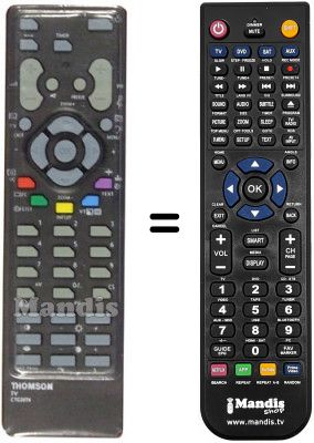 Replacement remote control Thomson 55 DP 21 Replacement remote control Thomson 55 DP 21