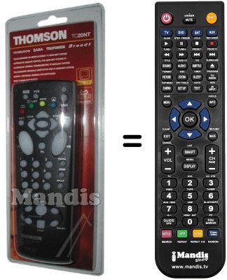 Replacement remote control RCT 2100 S Replacement remote control RCT 2100 S