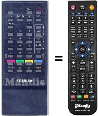 Replacement remote control CT-9481