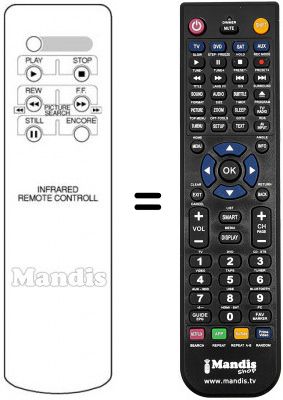 Replacement remote control UX-980