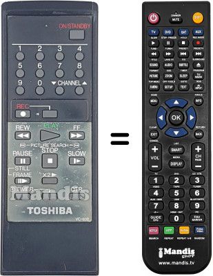 Replacement remote control VC-93 B