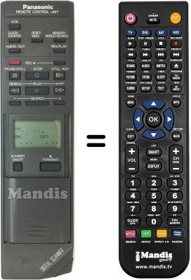 Replacement remote control VEQ 1100