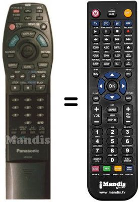 Replacement remote control VEQ 2017