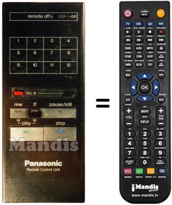 Replacement remote control VSQ 0380