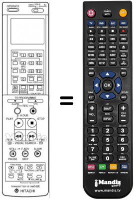 Replacement remote control VT-RM 743 E