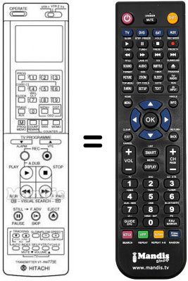 Replacement remote control VT-RM 773 E