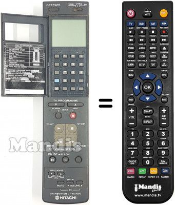 Replacement remote control VT-RM 723 E