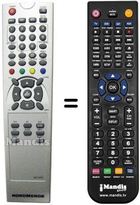 Replacement remote control United UTV 14X83 D (ver. 2)