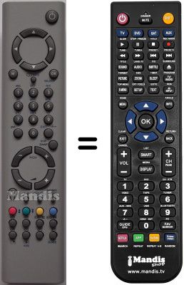 Replacement remote control Hyundai RC 1602 Replacement remote control Hyundai RC 1602