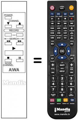 Replacement remote control WIRELESS REMOCON