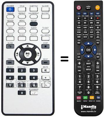 Replacement remote control FREECOM WLAN 450