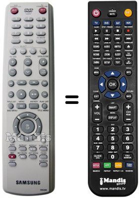 Replacement remote control Samsung DVD HR-710