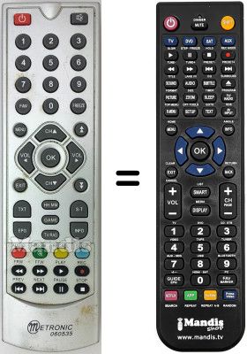 Replacement remote control 060535