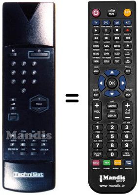 Replacement remote control Technisat ST 3002 S (ver. 1)