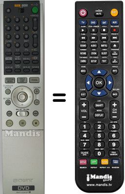 Replacement remote control Sony RDR-GX3