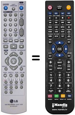 Replacement remote control Goldstar RC 197