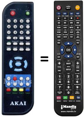 Replacement remote control ADB-A952