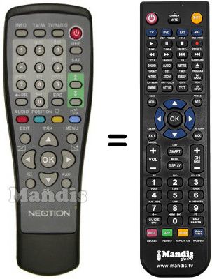 Replacement remote control Skyplus 2300 F