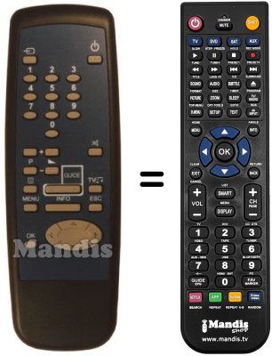 Replacement remote control EMME ESSE DRX 900