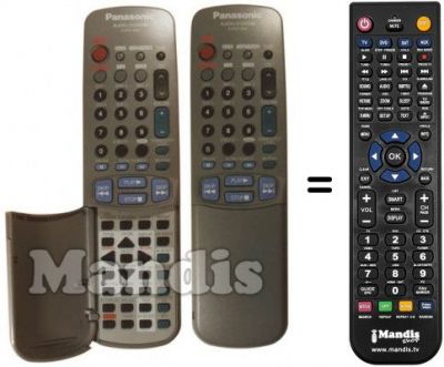 Replacement remote control Panasonic SC-HT 80