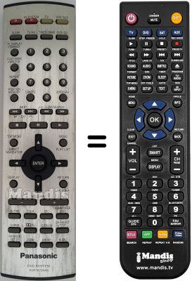 Replacement remote control Panasonic SC-HT 500