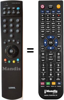 Replacement remote control Loewe XEMIS 5006 DD