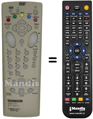 Replacement remote control Teleavia DTH 210