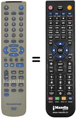 Replacement remote control Schaub Lorenz SL D 6000