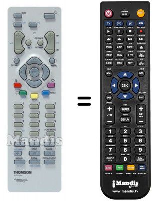 Replacement remote control Thomson DTH 4200 Replacement remote control Thomson DTH 4200