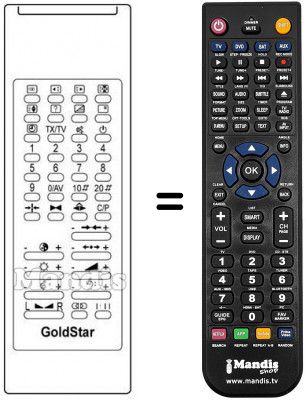 Replacement remote control LG CBT2102M
