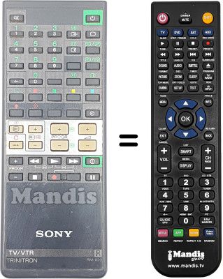 Replacement remote control Sony 1-465-783-11
