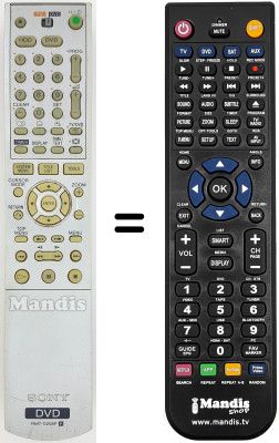 Replacement remote control Sony RDR-HX900 Replacement remote control Sony RDR-HX900