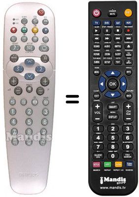 Replacement remote control REMCON656 Replacement remote control REMCON656