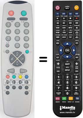 Replacement remote control DCE TV7010ST