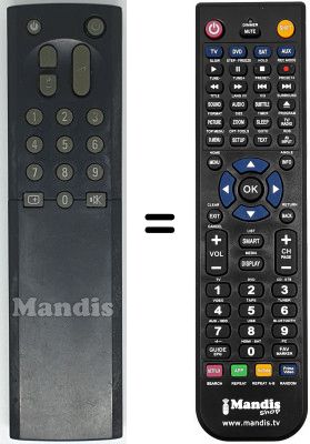 Replacement remote control RC9076-00B
