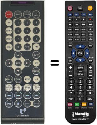 Replacement remote control REMCON840
