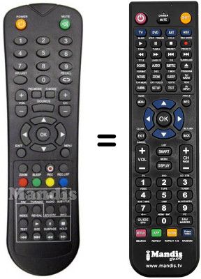 Replacement remote control ASANO 32DF3002H