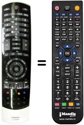 Replacement remote control REMCON1329 Replacement remote control REMCON1329