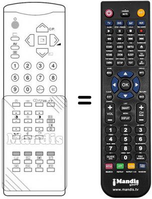 Replacement remote control Samsung 3F14-00037-050 Replacement remote control Samsung 3F14-00037-050