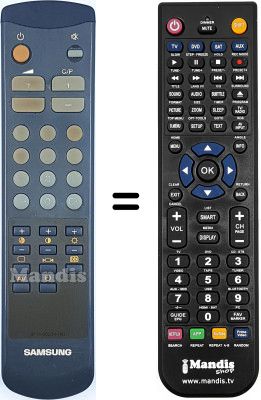Replacement remote control Samsung 3F14-00034-140 Replacement remote control Samsung 3F14-00034-140