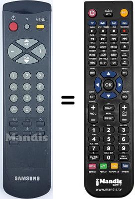 Replacement remote control Samsung CB5073Z Replacement remote control Samsung CB5073Z
