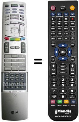 Replacement remote control LG REMCON020 Replacement remote control LG REMCON020