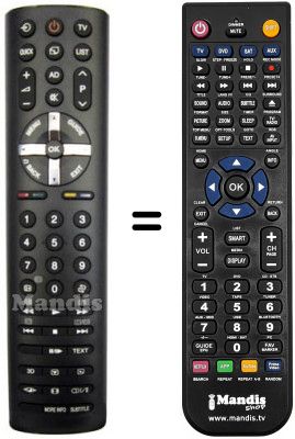 Replacement remote control REMCON740 Replacement remote control REMCON740