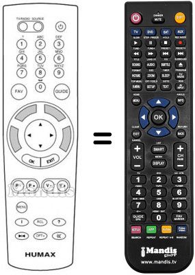 Replacement remote control REMCON1023