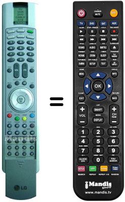 Replacement remote control LG RZ37LZ31-TV