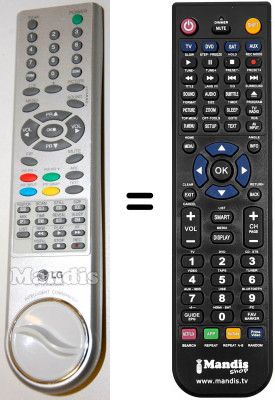 Replacement remote control LG RL44NZ21RB Replacement remote control LG RL44NZ21RB