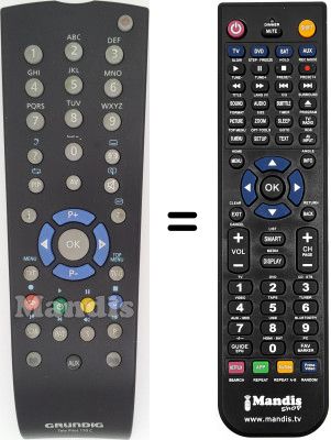 Replacement remote control Grundig TP 170 C