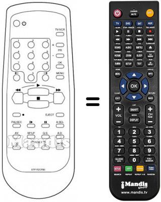 Replacement remote control Daewoo STVB220