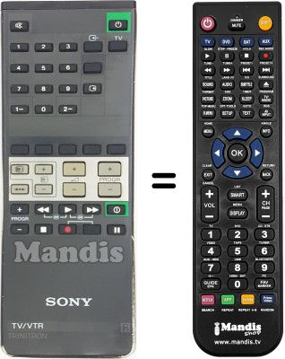Replacement remote control Sony SVT5000P Replacement remote control Sony SVT5000P