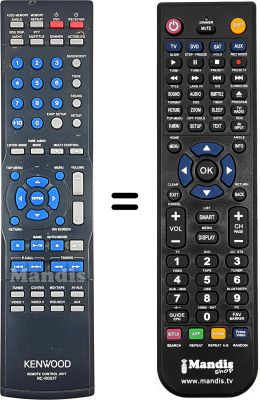 Replacement remote control Kenwood RCR0517